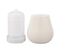 Omquot Diffuseur Portatif D'aromathérapie D'humidificateur électrique de 200ml avec à Télécommande pour le Matériel D'abs alimenté par USB de Voyage à la Maison