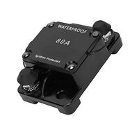 Omquot Disjoncteur Réinitialisation Automatique Porte-fusible étanche pour Applications Automobiles et Marines Cuivre Plastique 1 unité (80A)