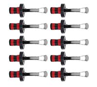 Omquot Ensemble de Bouchons de Vin à Pression Manuelle, 10 Pièces, Durables, pour Bar à Domicile, Scellant en Silicone pour Bouteilles de Vin