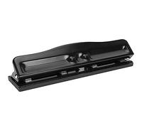 Omquot Machine à Poinçonner le Papier Durable, Poinçon Réglable à 4 Trous, pour un Usage Domestique et de Bureau, Conception Solide et Durable