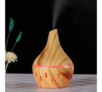 Omquot Mini Humidificateur d'air USB de 300ml, Diffuseur D'huile Essentielle et D'arôme pour la Maison, Le Bureau et la Chambre à Coucher, avec 7 Lumières LED à Couleur Changeante
