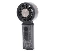 Omquot Mini Ventilateur Portatif de Refroidissement Efficace de Semi-conducteur de Ventilateur de Turbo Tenu dans la Main pour le Bureau à la Maison de Voyage 3600mAh Noir