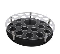 Omquot Organisateur de Verre à Vin en Acrylique pour Fête, Bar, Club, Support Robuste avec Fente Centrale pour Bouteille, pour Diverses Occasions