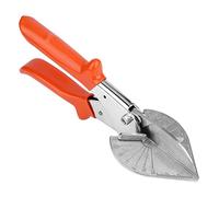 Omquot Outil de Coupe Réglable de Cisaillement Multi-angle de Haute qualité pour Bandes de Caoutchouc et Bandes de Chant en Plastique 8,8 Pouces (Cisaille à angle réglable (manche orange))