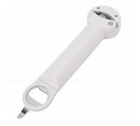 Omquot Ouvre-bouteille Télescopique Réglable en Acier Inoxydable pour une Ouverture Facile de Divers Pots et Bouteilles (Gris Blanc)