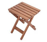 Omquot Tabouret Pliant Polyvalent pour Enfants, Banc Bas en Bois, Chaise Portable Peu Encombrante pour la Maison et Le Salon 14,2x17,3x14,3 Pouces