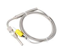 Omquot Thermocouple EGT de Type K, Sonde de Température des Gaz D'échappement de Haute Précision pour Véhicules, en Acier Inoxydable 1/8 Pouces NPT, 1 unité (#3)