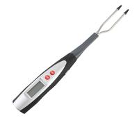 Omquot Thermomètre Numérique Précis pour Barbecue, Fourchette à Lecture Rapide, Résistant à L'eau IP67, pour Griller le Steak, le Poulet et le Porc