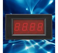 Omquot Voltmètre CC Léger et Compact pour Panneau Numérique pour une Réponse Rapide, Pratique à Utiliser pour les Amateurs D'électronique Affichage LED Rouge (DC5V/DC10V/DC20V)