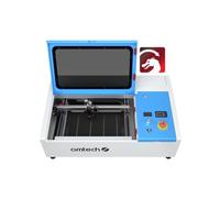OMTech K40+ 40W Graveur Laser CO2 200x300mm Machine(with LightBurn) | Jusqu'à 300 mm/s | Tête réglable | Support pneumatique intégré | Convient pour le bois, l'acrylique et le verre
