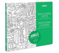 Omy poster à colorier jungle - moment