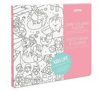 Omy poster à colorier kids life - mome