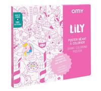 Omy poster à colorier lily - moment cr