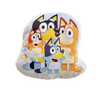 Coussin forme imprimé 100% Polyester - BLUEY FAMILY - Bleu - 40x38cm