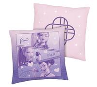 OMYDREAM Coussin Décoratif Enfant Kpop Demon Hunters Golden | Imprimé Recto Verso | Velours Doux 40x40 cm | Oeko-TEX | Idéal Chambre Fan Kpop