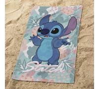 OMYDREAM Disney Home Stitch Tropics Serviette de Bain et de Plage Enfant | 100% Coton | Oeko-TEX | 70x120cm | Imprimé Mixte | Multicolore