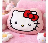OMYDREAM Hello Kitty Wink Coussin Forme | 100% Polyester | Oeko-TEX | 35x30cm | Imprimé Fille (Rose)