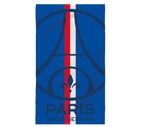 OMYDREAM PSG Sport Serviette de Bain et de Plage et de Plage | 100% Coton | Oeko-TEX | 70x120cm | Imprimé Garçon | Bleu/Rouge