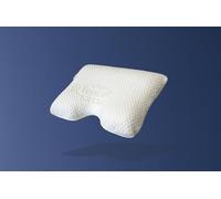 OMYZ Oreiller VEGE Duo à mémoire de Forme Ergonomique - Soutien des cervicales - Housse thermorégulée en Tencel certifiée Oeko TEX Blanc 55 x 40 cm