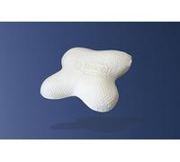 OMYZ Oreiller VEGE Fly à mémoire de Forme Ergonomique - Soutien des cervicales - Housse thermorégulée en Tencel certifiée Oeko TEX Blanc 55 x 40 cm