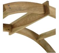 (ON SALE)Arche avec treillis - jardin/balcon - Bois de pin vert imprégné 55495