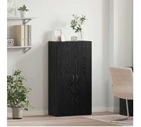 (ON SALE)Armoire de bureau - Cabinet de Bureau - Chêne noir - 60x32x115 cm ,Bois d'ingénierie EU431802