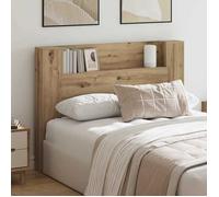 (ON SALE)Armoire de tête de lit - Accessoire de Lit - avec étagère Chêne artisanal 140x17x104,5cm @FR3060251