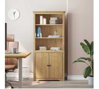 （ON SALE）Bibliothèque BODO - BONNIE - Meuble Étagère - support livres - Marron miel 82 x 40 x 173 cm @FR(4255066)