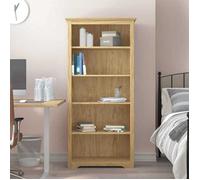 （ON SALE）Bibliothèque BODO - BONNIE - Meuble Étagère - support livres - Marron miel 82 x 40 x 173 cm @FR(4677355)