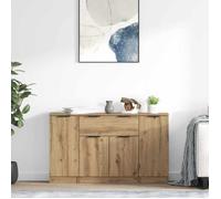 (ON SALE)Buffet bahaut/Enfilade - cabinet latéral - avec tiroir 3 pcs Chêne artisanal Bois d'ingénierie @FR7486796