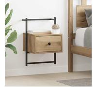(ON SALE)Cabinet de chevet - Table de Nuit, Commode Chambre - avec tiroir Chêne artisanal 35x30x51 cm @FR6635555