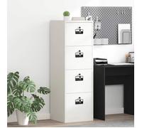 （ON SALE)Cabinet de Dossier - Caisson de Bureau - meuble de rangement Rose 44x50x106.5 cm Acier Laminé à Froid @FR(360888)