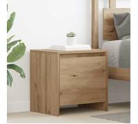 (ON SALE)Meuble de chambre/lampe - Armoire de lit Cabinet de chevet - chêne artisanal - 45x34x44.5 cm EU897666