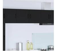 (ON SALE)Meuble mural de cuisine/Étagère flottante - cabinet de cuisine Noir 40x31x40 cm Bois d'ingénierie @FR5242372