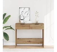 (ON SALE)Meuble Salon/Meuble d'Entrée - Table console - chêne artisanal - 90x36x75 cm ,Bois d'ingénierie EU825004