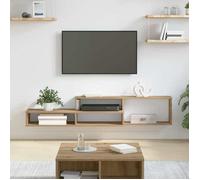 (ON SALE) SupportmuralpourTV 150x25x28,5cm Bois d'ingénierie @FR5120730