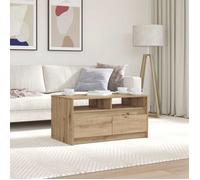 (ON SALE)Table basse DE salon - Contemporain - Table à thé/Bout de Canape - Chêne artisan 90 x 50 x 45cm Bois d'ingénierie@FR(662125