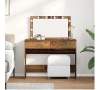 (ON SALE)Table de Maquillage/chambre Coiffeuse - Bois ancien - 100x40x120 cm ,Bois d'ingénierie EU548696