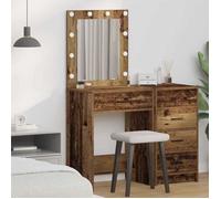 (ON SALE)Table de Maquillage/chambre Coiffeuse - Bois ancien - 50x41x135 cm ,Bois d'ingénierie EU975783