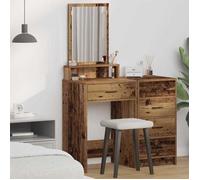 (ON SALE)Table de Maquillage/chambre Coiffeuse - Bois ancien - 50x41x140 cm ,Bois d'ingénierie EU771361