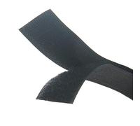 On1shelf® Crochet et boucle Coudre Bandes (Non Adhésif) Les deux Côtés Inclus, 50MMX10M Noir