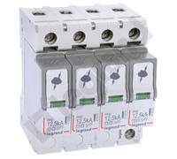 Parafoudre combiné Legrand type 1+2, commutation 4+0, 230/400 VAC, Iimp 12,5 kA, (Uc)320 VAC 412273
