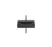 Ona lavabo mural compact en fineceramic avec jeu de fixations 500x360 noir mat - ROCA A32768E080
