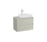 Ona Meuble 2 Tiroirs Pr Lav Droite + Plan 800 Chêne Blanchi-Roca A851727512