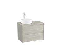 Ona Meuble 2 Tiroirs Pr Lav Gauche + Plan 800 Chêne Blanchi-Roca A851729512