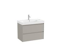 Ona Unik 2 Tiroirs 800Mm Centré Gris Mat-Roca A851691510