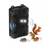 Onalix Anti Fouine Voiture, Anti Martre Voiture, Anti Rongeur Voiture, Répulsif Ultrason 18-36 kHz avec Flash LED, 3 Alimentations 12V pour Moteur, Compartiment Moteur, Garage, Grenier