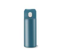 ONCCI Petites bouteilles isothermes en acier inoxydable 320 ml/420 ml, petite bouteille d'eau, isolée sous vide pour boissons chaudes et froides, sans BPA (Vert 420ML)