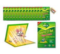 ONCLIK Plaque Collante Souris à Colle Puissante 14 Pièces