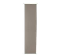 ondeco Ensemble de rideaux coulissants 60 x 300 cm Différents modèles avec lests à clic et chariot à panneaux Rideau coulissant Rideau japonais Basic Taupe